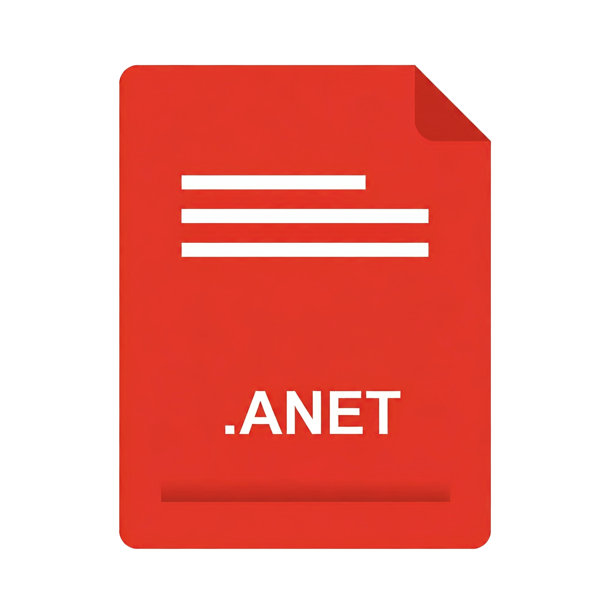 a file icon with a net as the label.